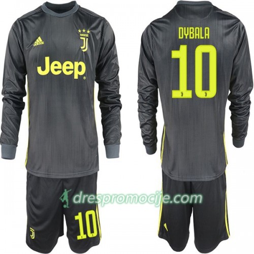 Juventus Dres Paulo Dybala 10 Dječji Gostujući 2018/19 Dugim Rukavima Juventus Dres Paulo Dybala 10 Dječji Gostujući 2018/19 Dugim Rukavima